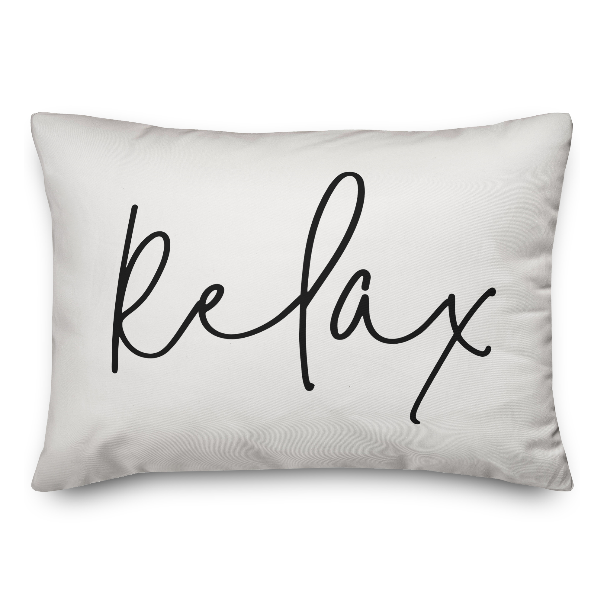 Creative Products Relax dünne Schrift weiß und schwarz 14x20 Indoor / Outdoor - Bild 1 von 5