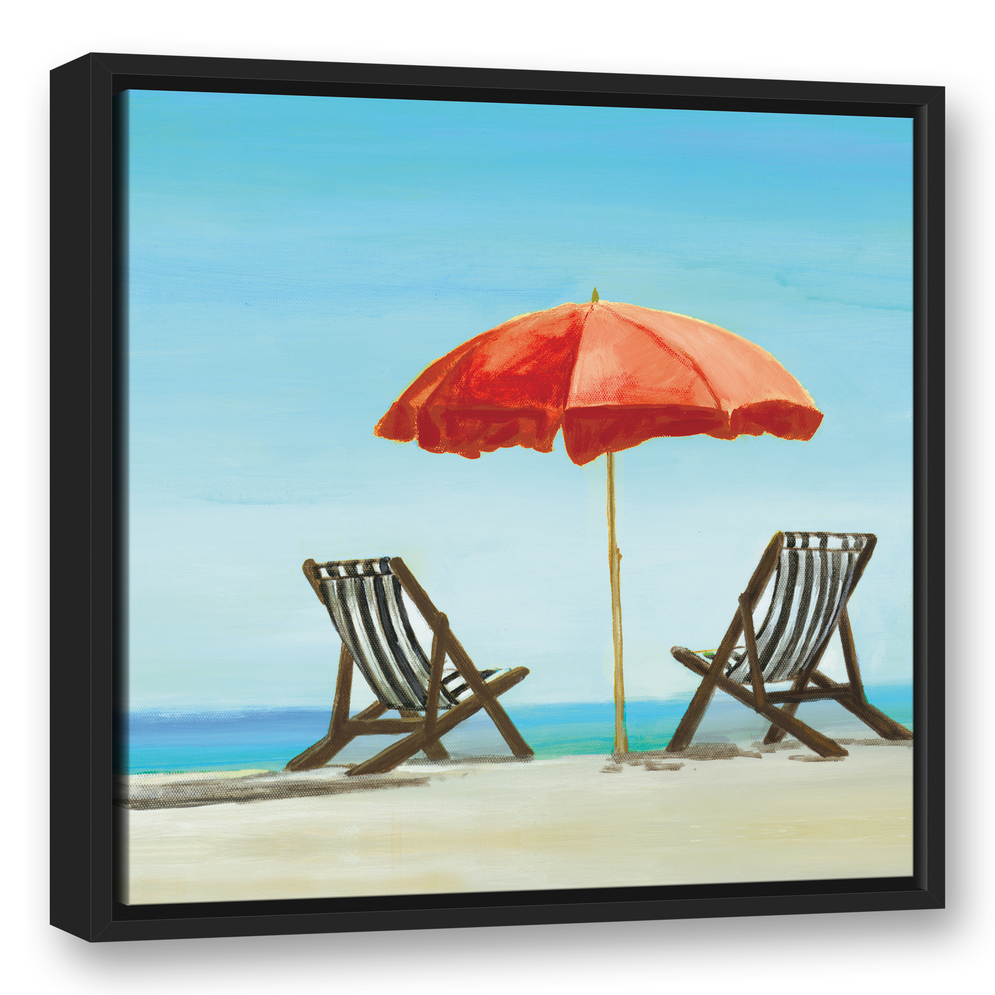 Creative Products Lazy Beach Day 20 x 20 Canvas Wall Art - Bild 2 von 5