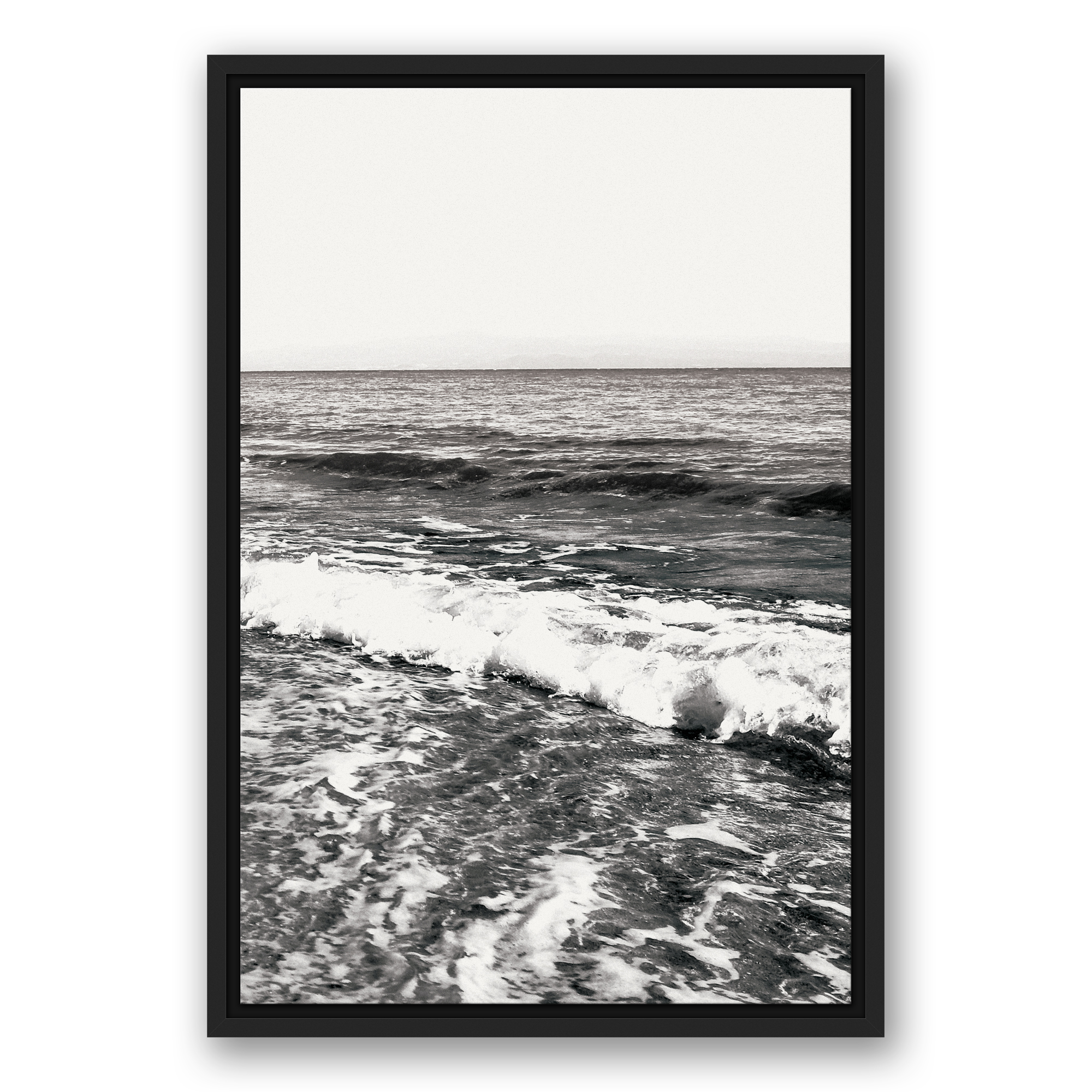 Gorgeous Black Beach popular Ocean Wave Wall Art