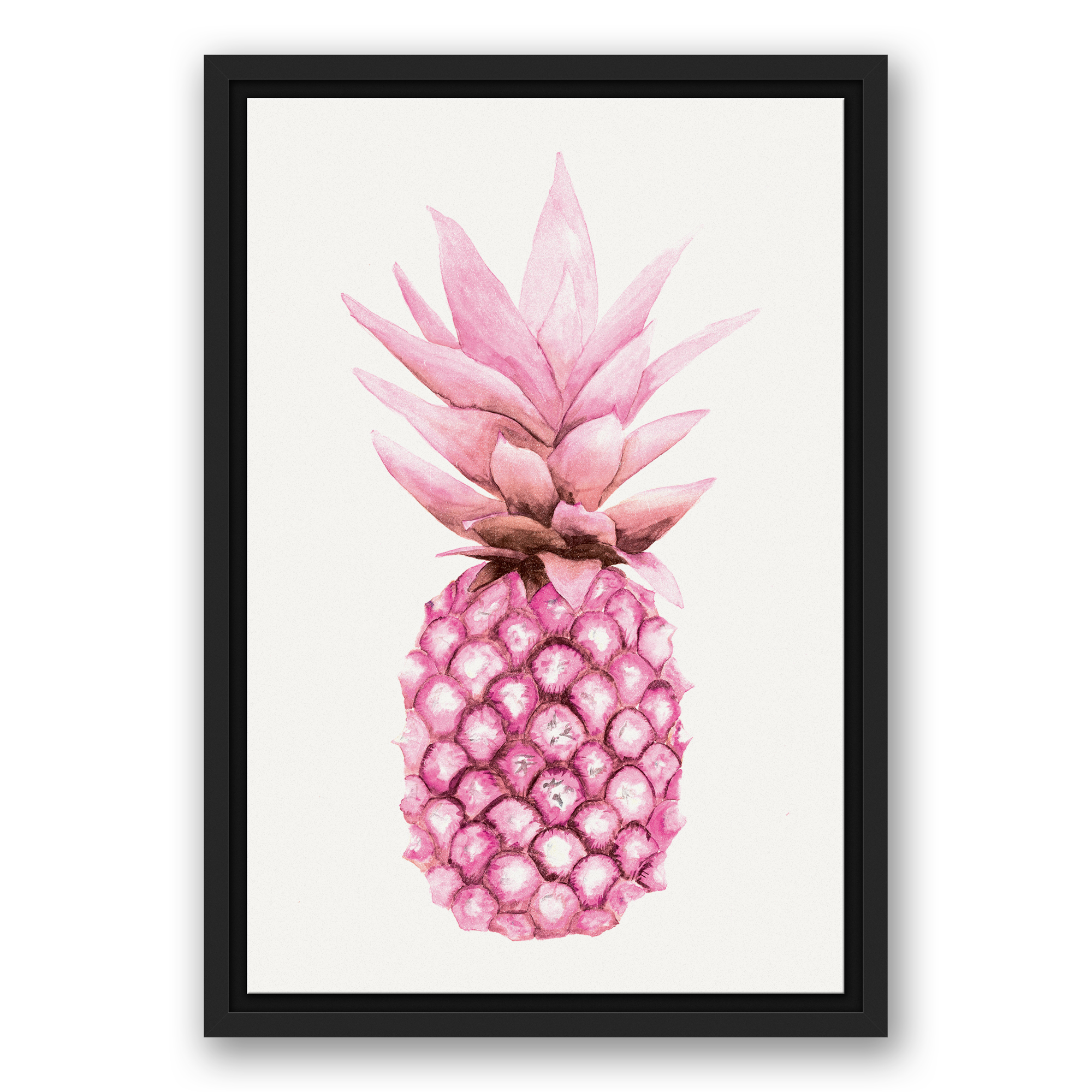 Creative Products Watercolor Pink Pineapple 12 x 18 Canvas Wall Art - Bild 1 von 5