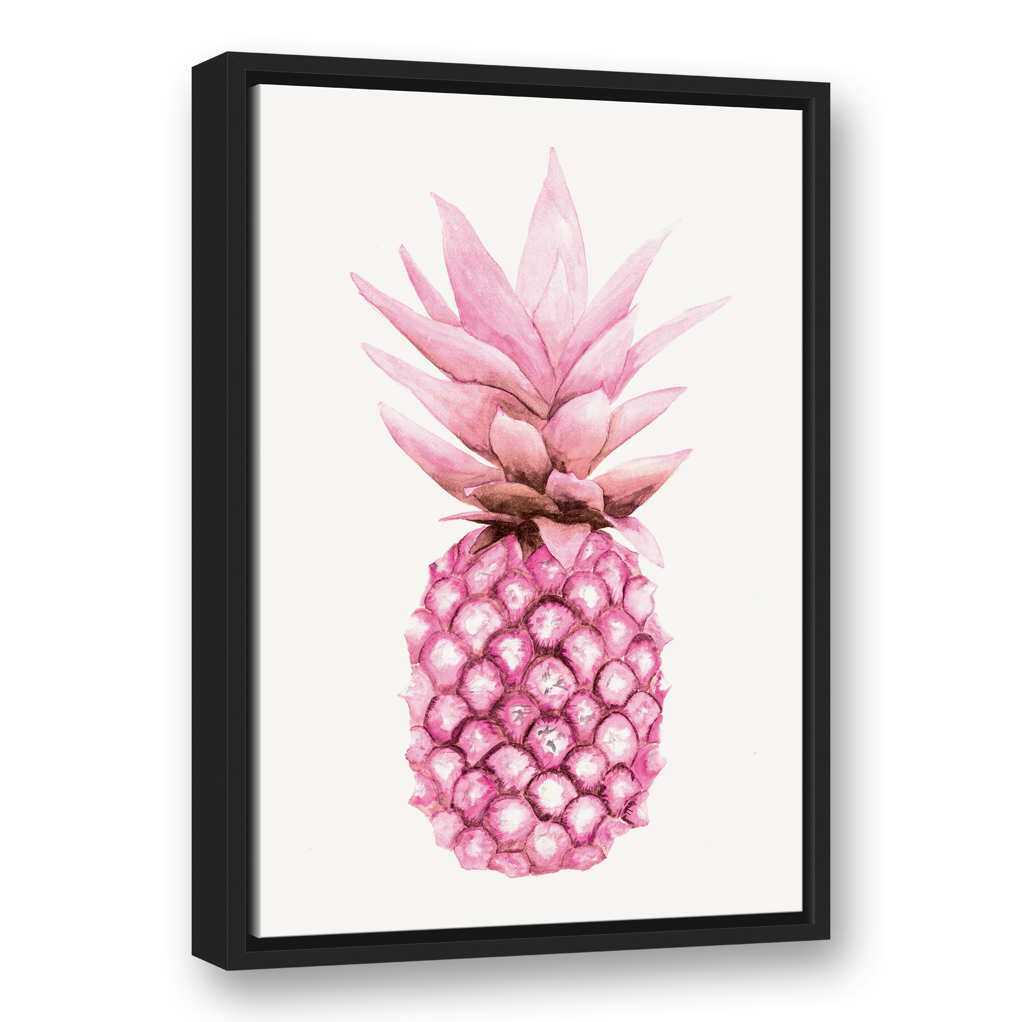 Creative Products Watercolor Pink Pineapple 16 x 24 Canvas Wall Art - Picture 2 of 5