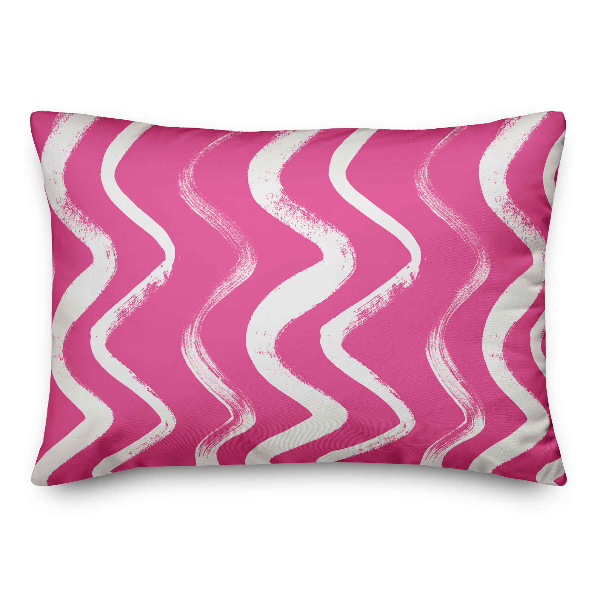 Hot Pink Squiggles 14x20 Spun Poly Pillow | eBay